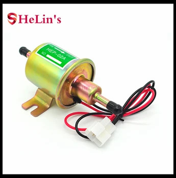 

HEP-02A HEP02A New Brand 12V Electric Fuel Pump Low Pressure Bolt Fixing Wire Diesel Petrol For Car Carburetor Motorcycle ATV