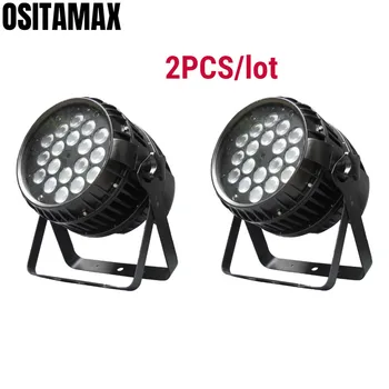 

2pcs/lot 18x10w led par zoom 180w dmx zoom par cans waterproof disco par zoom lighting 18x10w dj led zoom par 64 lighting