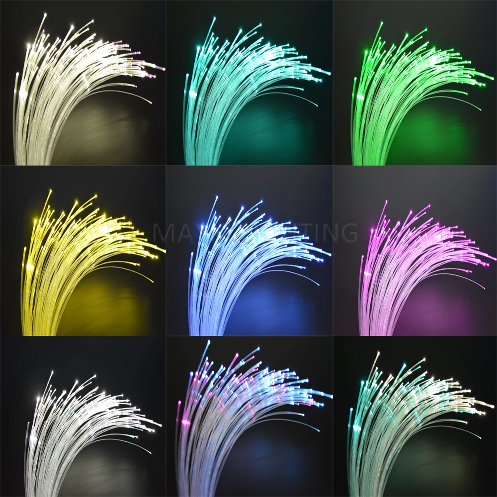 Maykit Высокое качество Dc12v Rgb 32w светодиодное освещение для оптоволокна + 28 клавиш