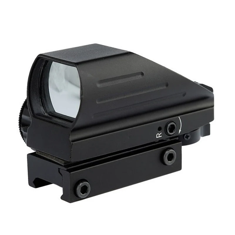 ar 15 accessories tactical airsoft 1x22 red dot scope green dot reflex sight 4 reticles fits 20mm picatinny rail for rifle scope (1)