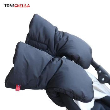 

Baby Stroller Gloves Pram Hand Muff Waterproof Carriage Essential Accessory Thickening Infant Cart Strollers Winter Cover BB3038