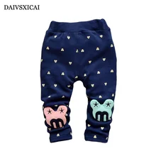 Daivsxicai для девочек из хлопка для новорожденных брюки Модная стильная футболка с изображением персонажей видеоигр м детские штаны детские трусы для девочки, классический стиль, детские штаны для девочек в возрасте от 7 до 24 месяцев
