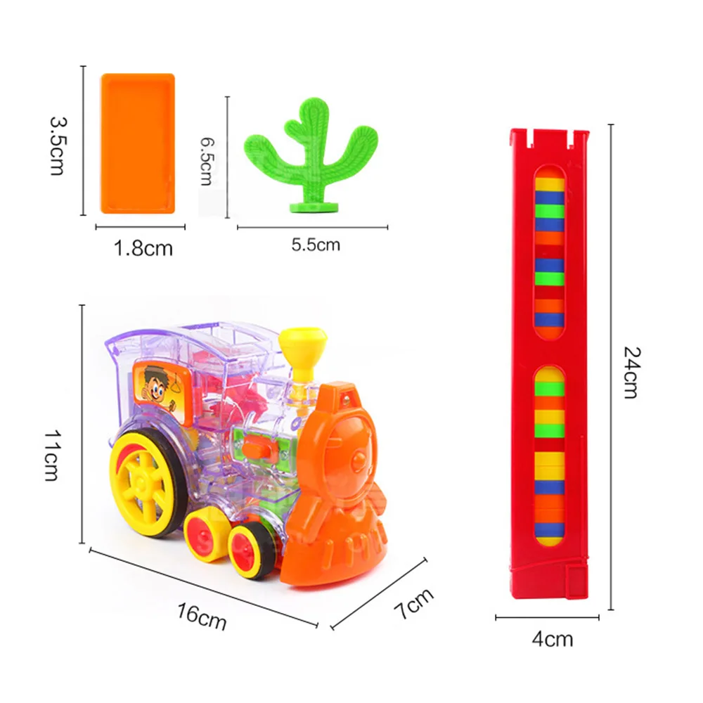 Домино Поезд Модель автомобиля игрушки автоматические наборы Красочные домино блоки игра с нагрузкой развивающие игрушки