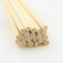10 шт. деревянные палочки DIY деревянные поделки шестерни палочки колышки палочки сладкий Полюс дерево Деревянный инструмент 0,4 см* 30 см палочка