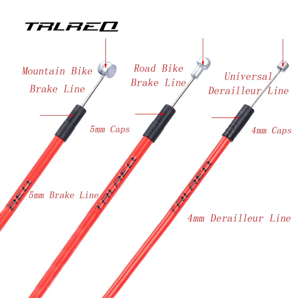 3 м MTB дорожный велосипед трубка тормозной магистрали механизмы переключения передач для велосипеда Кабельная линия тормоза/переключатель кабель Корпус 4/5 мм Аксессуары для велосипеда