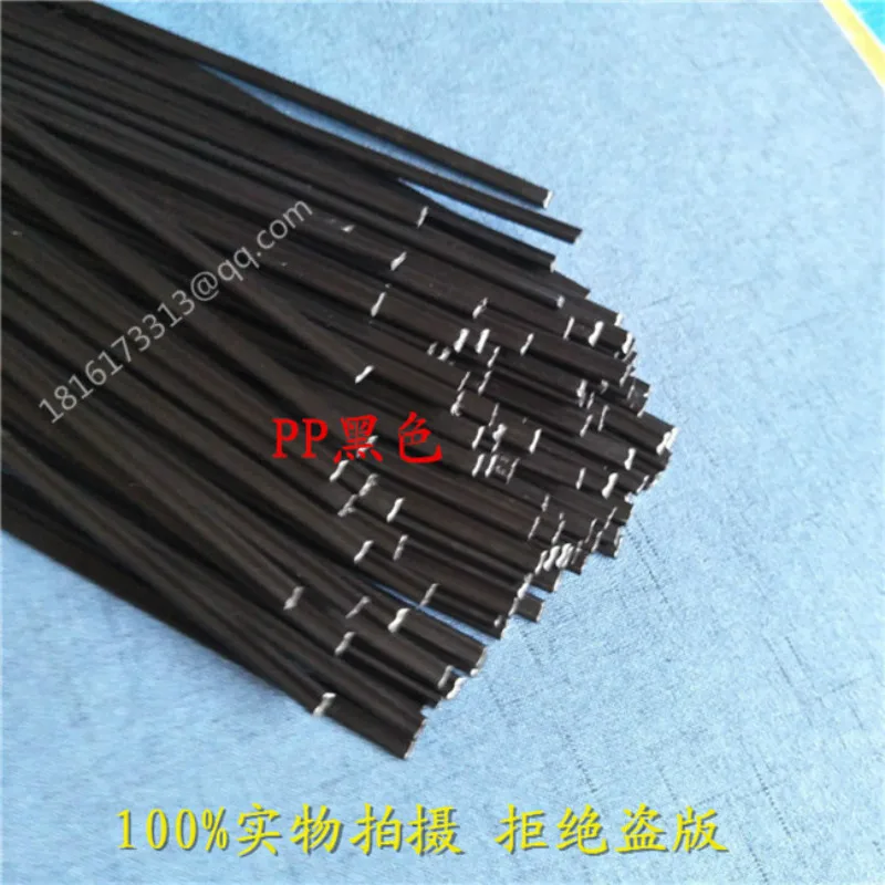 

40pcs Black / black polypropylene bumper special electrode PP double electrode / plastic welding rod 25mm*5mm