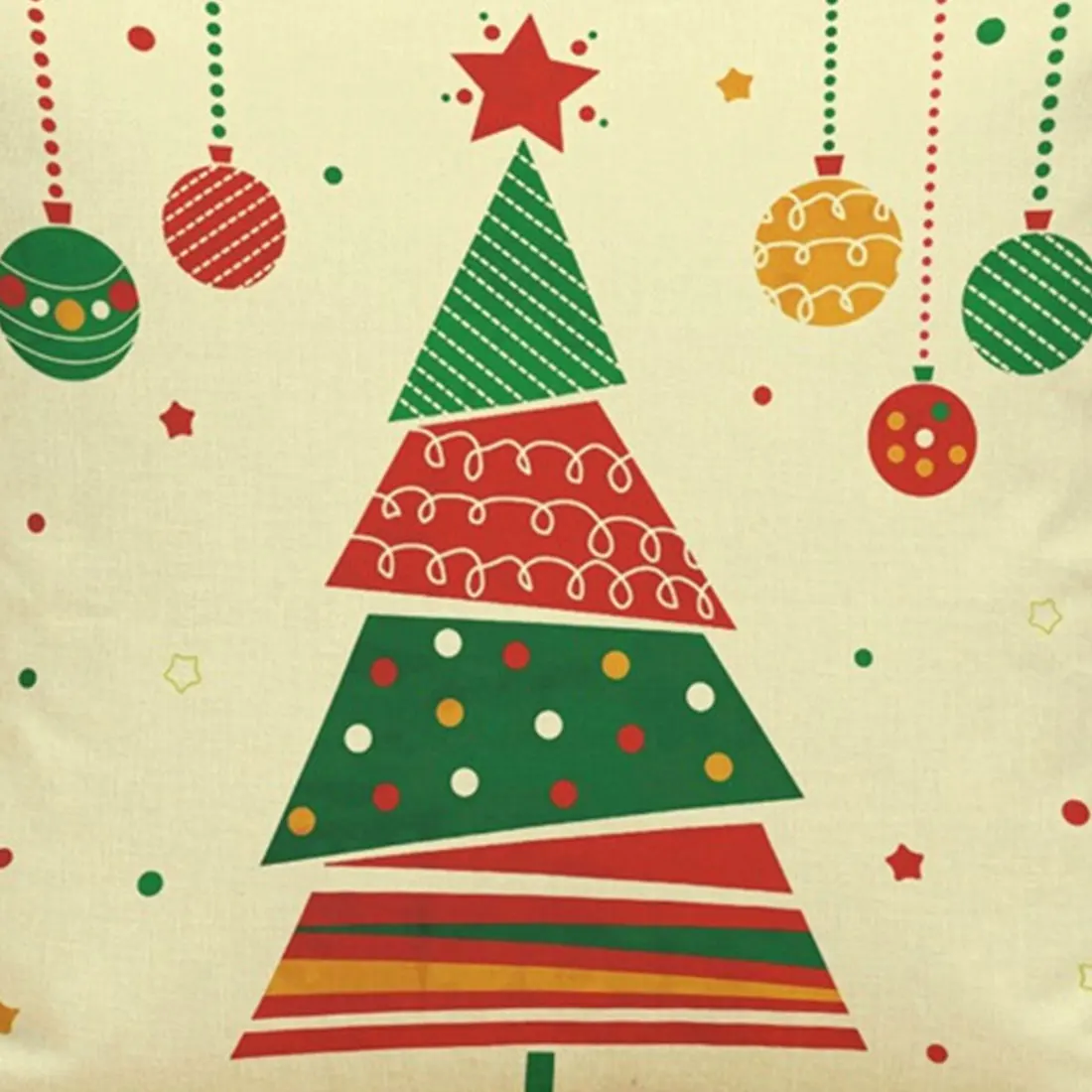 Рождественские новогодние наволочки для подушки, украшения для дома, льняная наволочка, снежинка, дерево, подарки, наволочка, Декор