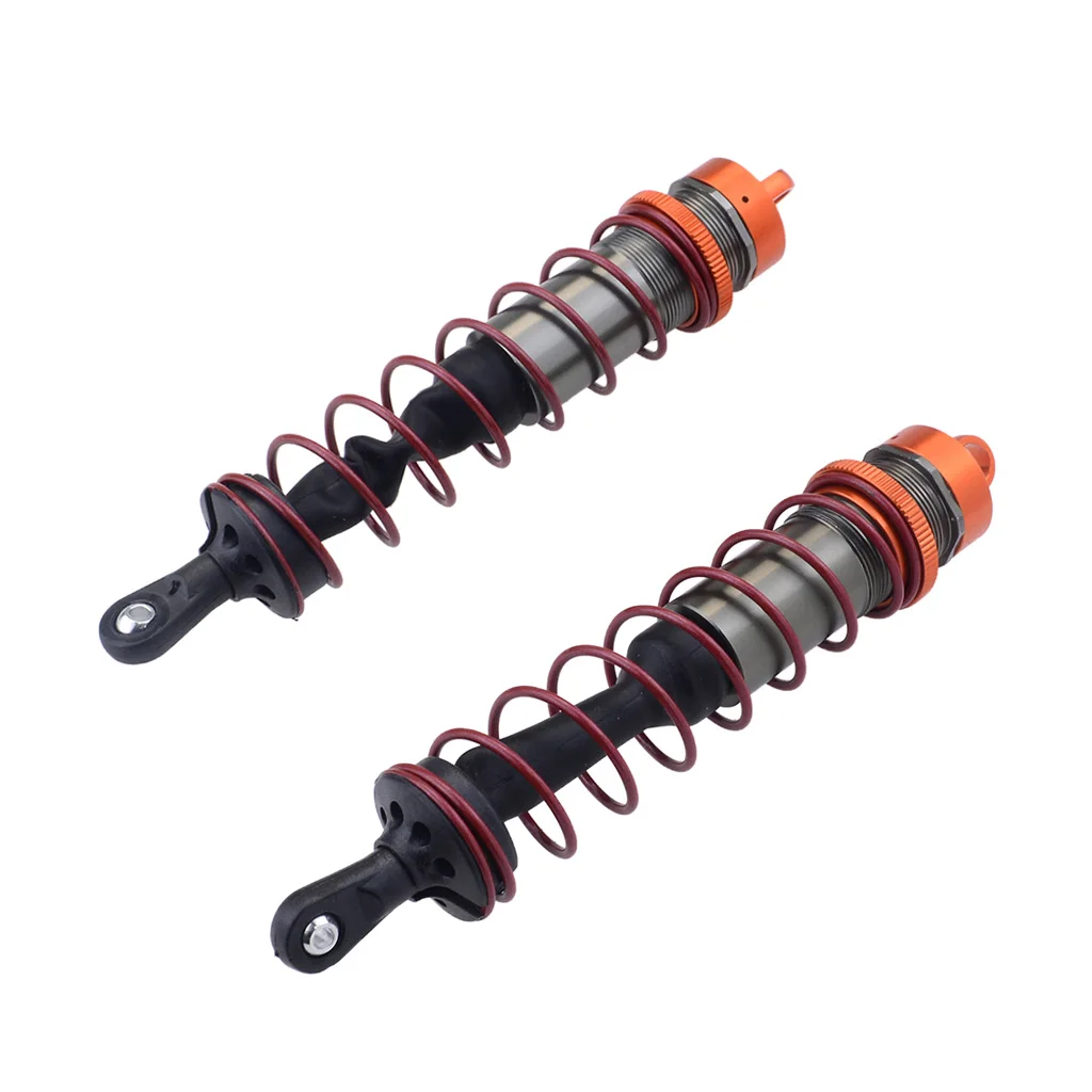 2pcs Aluminum Alloy 110mm Rear Shock Absorber Damper for 1/8 RC Buggy Truck Truggy Replacement