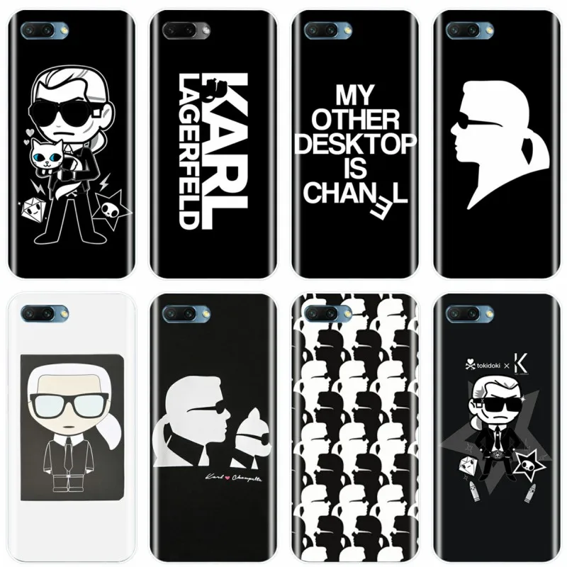 

Fashion Karl Lagerfeld Green Cover Soft Silicone TPU Phone Case For Huawei MATE 7 8 9 10 20 pro Honor 8 9 10 V10 NOTE10 lite