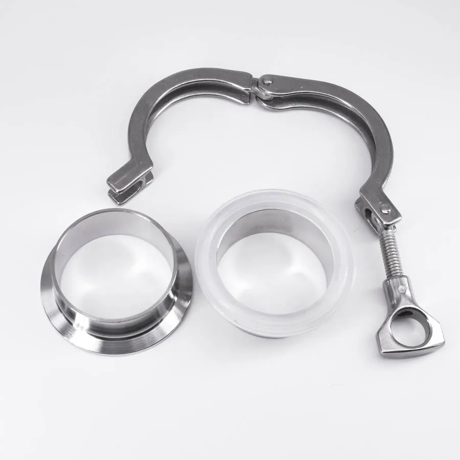 2 &quotTri Clamp x 51 мм Труба из нержавеющей стали санитарная шт. SS304 сварочные
