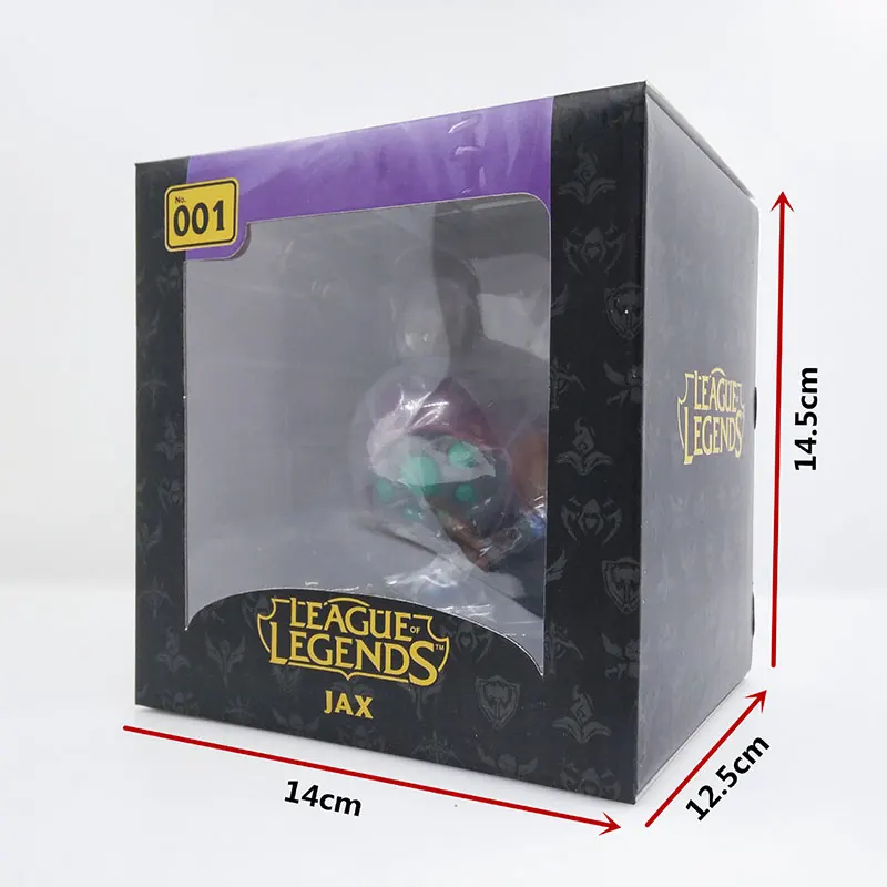 Action Figure League of Legends LOL Jogo 10cm Q versão PVC Action Figure Jax Grandmaster At Arms Modelo Coleção de bonecas Amigo Brinquedos presentes de Natal 13 3806061137_2064383314