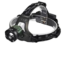 PANYUE Wholesale XM-L T6 LED Headlight Hunting Camping Headlight Rechargeable Mining Zoomable Flashlight Headlamp