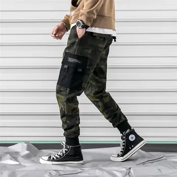 

Spring Camo Mens Cargo Pants Plus Size Hip Hop Joggers Men Trousers Casual Harem Camouflage Pants Men Pantalon Cargo Homme