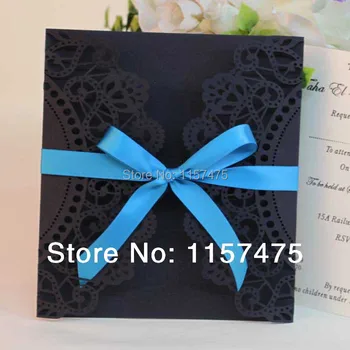 

Free Shipping !!! HI3003S - Elegant Customized Laser Cut Wedding Invitation Cards Made in China