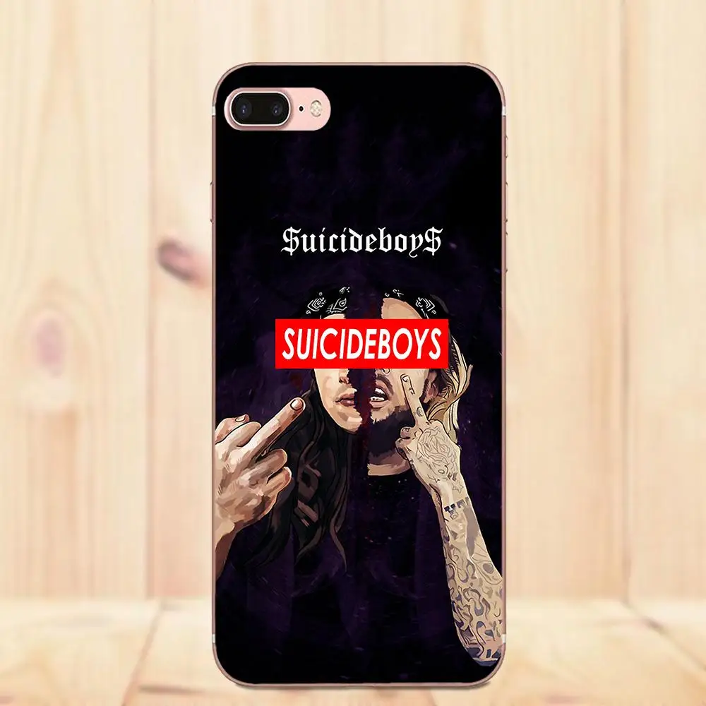 Maerknon для Apple iPhone 4 4S 5 5C 5S SE 6 6S 7 8 Plus X Luxury $ uicideboy Suicideboys FTP|Бамперы| |
