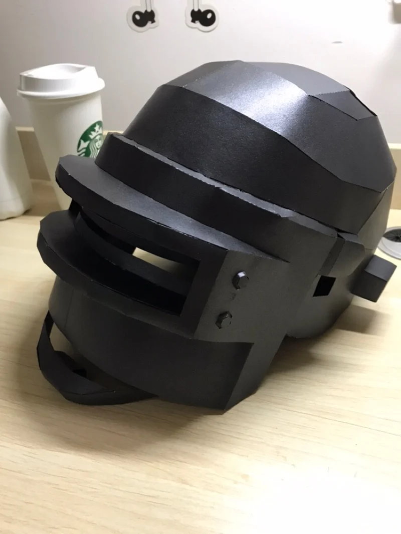 3D Бумажная Маска модный костюм с трехрычажной головой для косплея бумажная