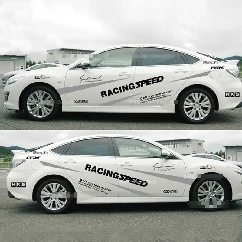 Car Stickers Racing Speed World Rally Sports Decals For the Whole Body