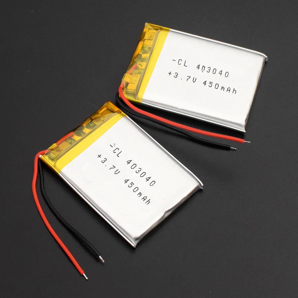 Полимерный аккумулятор 450mah 3 7 V 403040 умный дом MP3 колонки литий ионные аккумуляторы