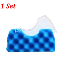 Filtre éponge bleu + 1 filtre Hepa en coton blanc, pièces pour aspirateur Samsung série SC43 SC44 SC45 SC47