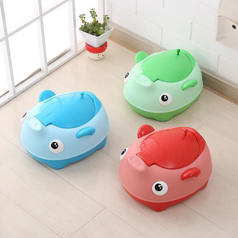 High Quality PP Pig WC Baby Toilets in Baby Potties & Seats Orinal Bebe Outdoor Portable Toilet Kids Toilet Potty Training 08