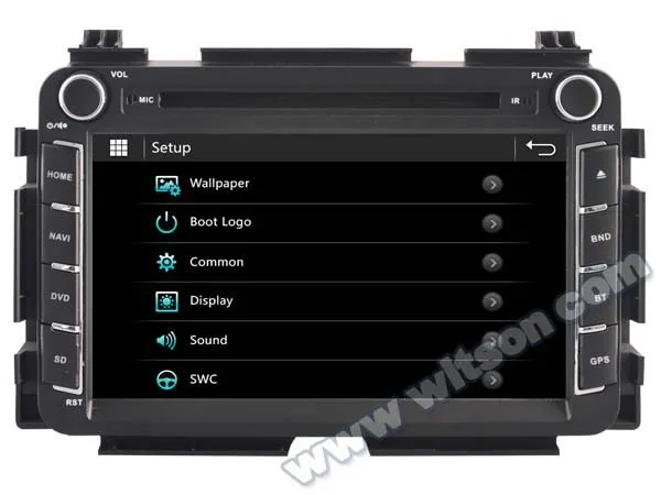 Top WITSON 8 inch car dvd gps for HONDA VEZEL radio bluetooth New Technology+Capctive Screen+1080P+DSP+ SUPPORTS WiFi/3G/DVR 23