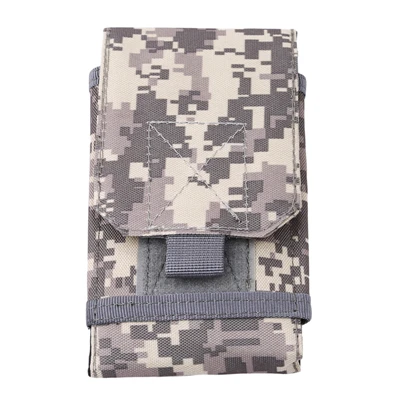 Военная Тактическая камуфляжная поясная сумка, сумка для телефона, сумка для телефона, Сумка с ремнем, походная поясная сумка, чехол для телефона, карман для охоты - Цвет: Gray