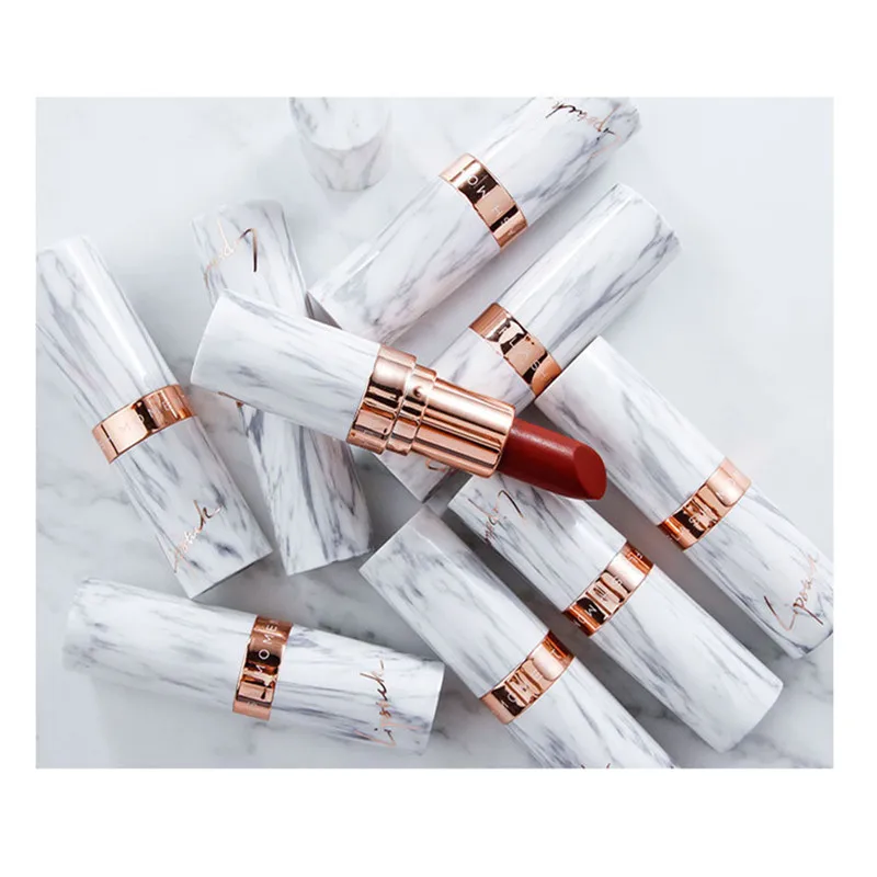 Новая мраморная бархатная матовая губная помада пигмент Nude Rouge A Levre водостойкая