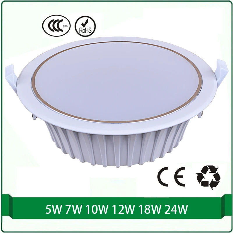 

solar power system 12 volt 5W 7W 10W 12W 18W 24W downlight Recessed Ceiling Panel Down Light Bulb Lamp