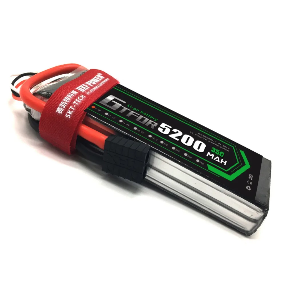GTFDR 2S 7 4 V 5200mAh 35C(T plug) литий полимерный аккумулятор для радиоуправляемого Evader BX Car RC