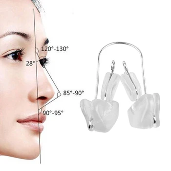 

Soft Magic Silicone Nose Bridge Reshaper Clips Nose Up Reducer Clip Beauty Nose Straightening Corrector Massager Face Shaping