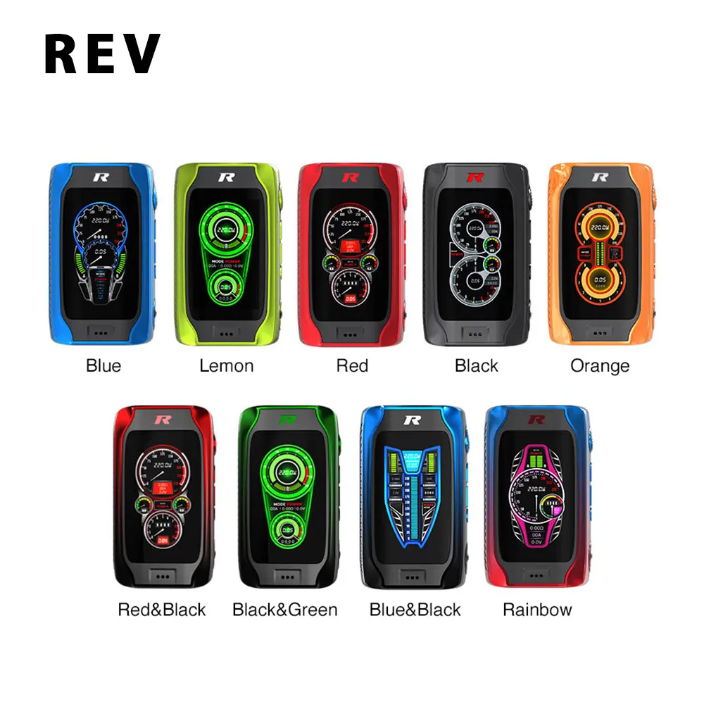 

Original REV Phantom TC mod with 2.8 Inch LCD Color Screen & 220W Max Output No 18650 Battery Vs Revenger X Electronic Cigarette