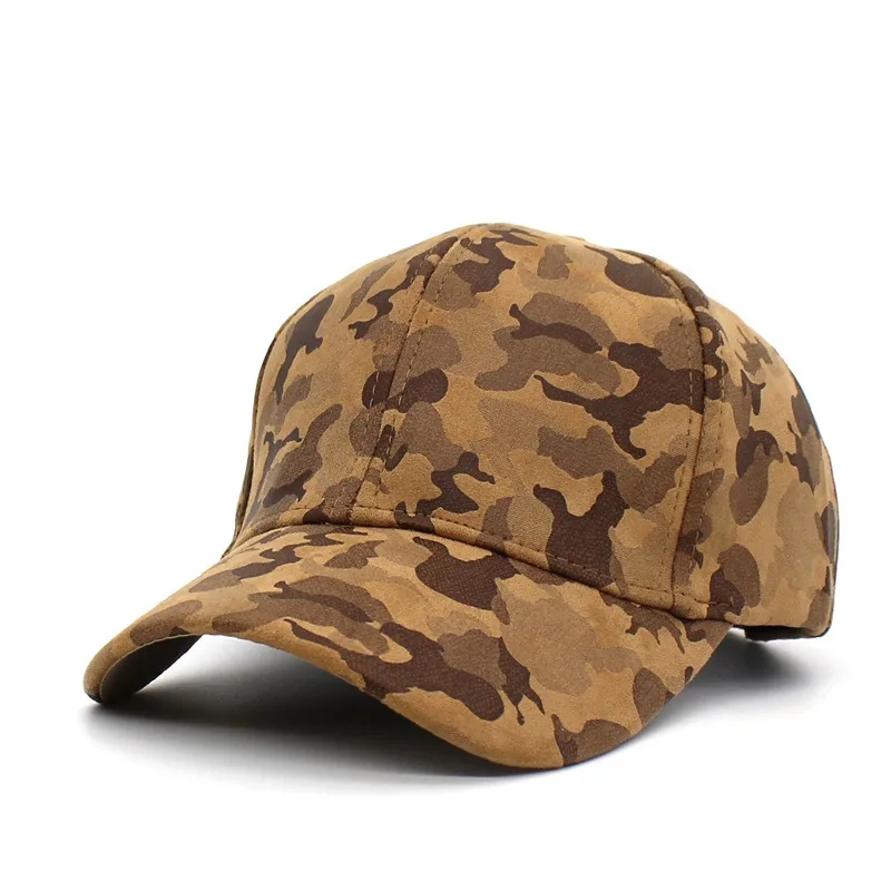 Для мужчин и женщин Армейский Камуфляж кепки Casquette шляпа для мужчин и женщин восхождение Бейсбол Охота Рыбалка камуфляжная кепка - Цвет: Chocolate color