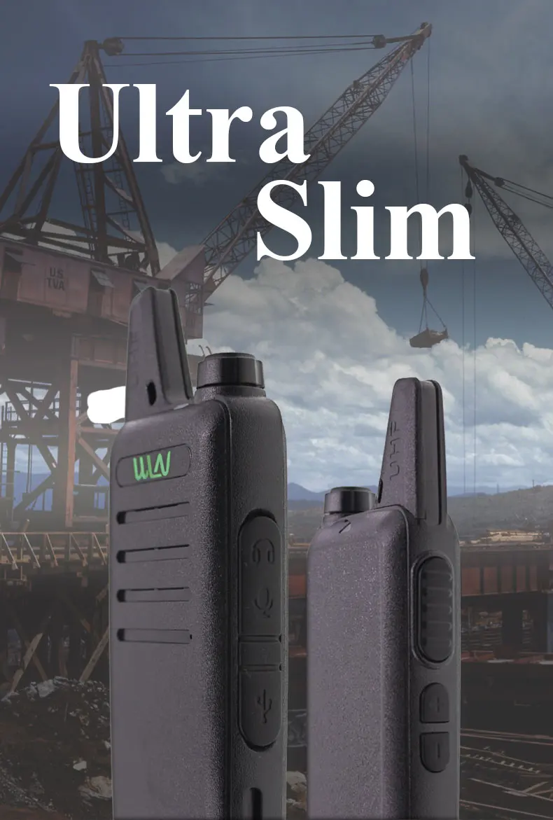 Новый WLN KD-C2 иди и болтай Walkie Talkie “иди и профессиональные Raio UHF 400-470 МГц двухстороннее радио 5 Вт Высокое качество ультра-тонкий мини