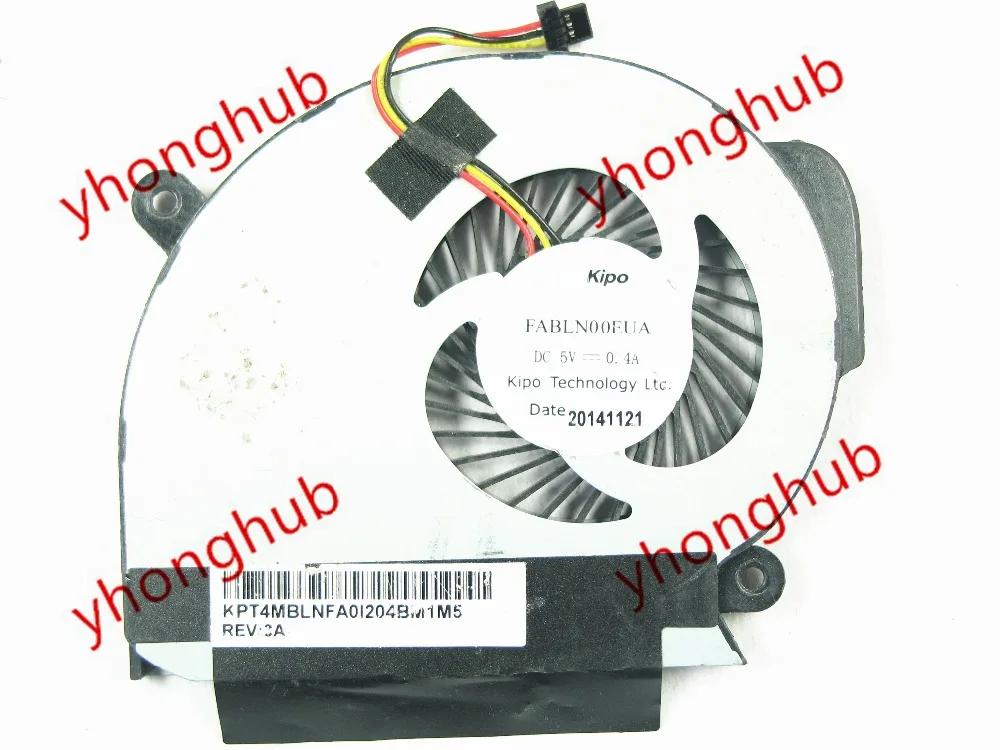 KIPO FABLN00EUA DC 5V 0.40A 3 жильный сервера Процессор вентилятор|cpu cooling fan|cooling fancpu |