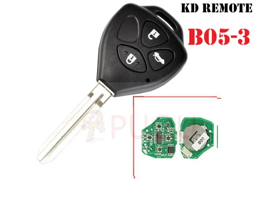 

B05 KD Remote 3 Button B Series Remote Key TOY43 Blade B05-3 for URG200/KD900/KD200 Machine
