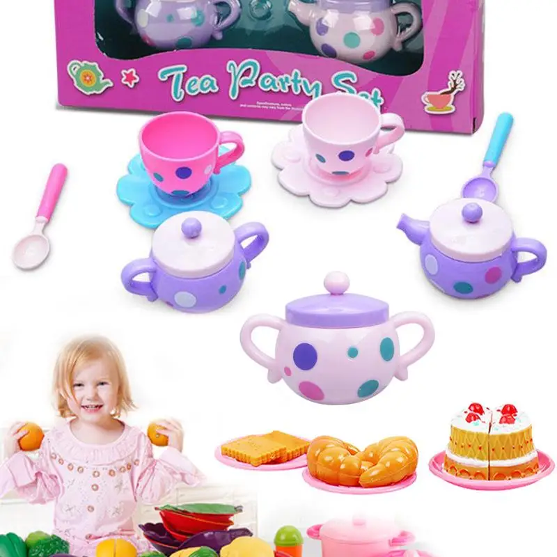 plastic tea set for child