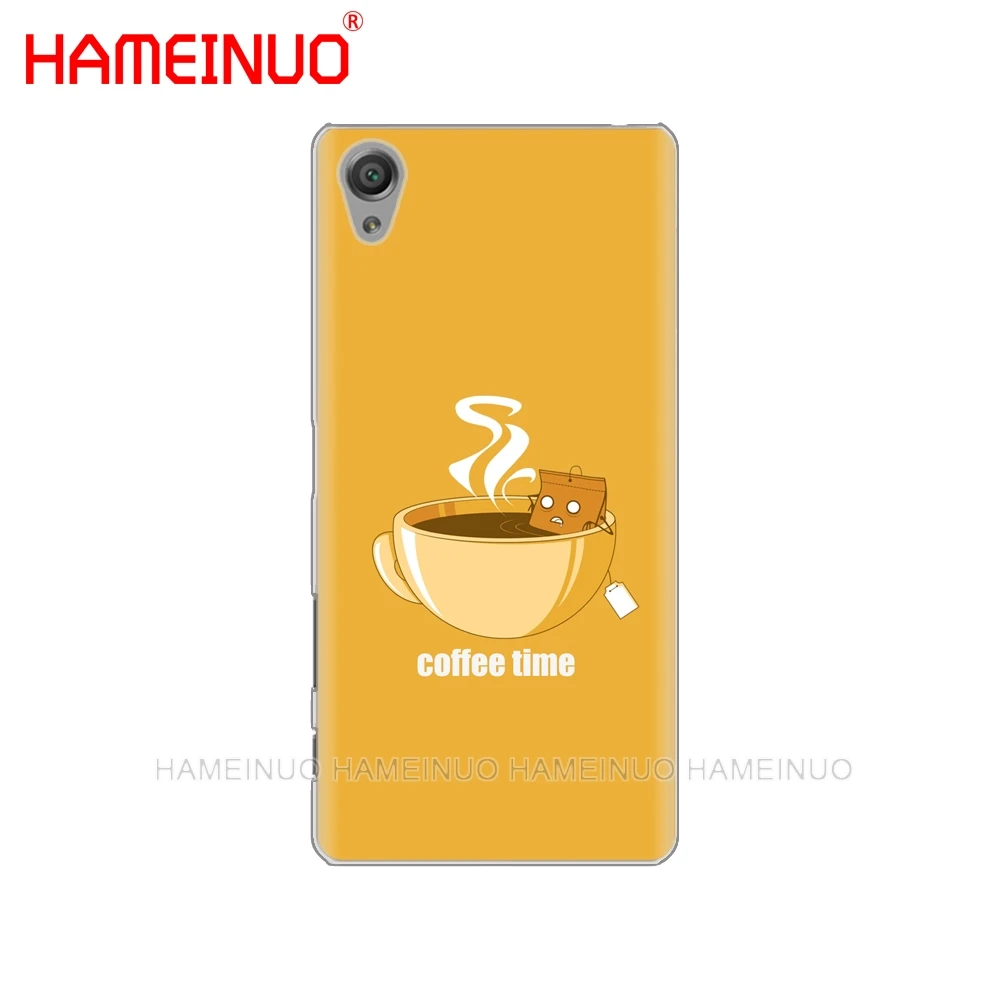 HAMEINUO кофейное время Розовый чехол для телефона sony xperia C6 XA1 XA2 XA ULTRA X XP L1 L2 XZ1 compact XR/XZ