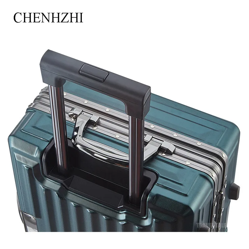 CHENGZHI2" 24" дюйма алюминиевая рама ABS прокатки камера Дорожный чемодан тележка для ручного багажа с колесами