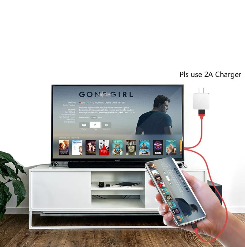 Wifi HDMI адаптер+ USB кабель подключение 2в1 телефон к телевизору дисплей Airplay экран зеркалирование для iPhone iOS HUAWEI P20 P30 LG Android