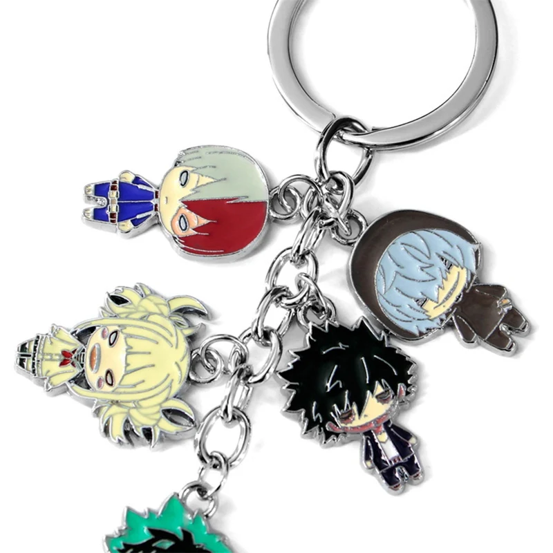 My Hero academic Izuku Midoriya Katsuki Bakugou All Might шото Тодороки Металлические Подвески Брелок