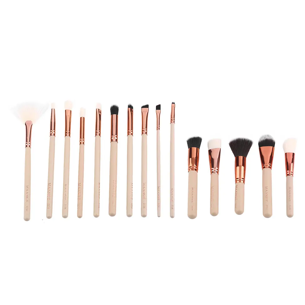 

15pcs/set Makeup Brushes Sets Kit Eyelash Lip Foundation Powder Eye Shadow Brow Eyeliner Cosmetic Make Up Brush Beauty Tool