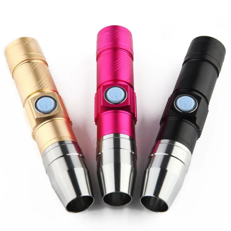 

UV Lamp USB Rechargeable 365nm Ultraviolet Mini Flashlight For Fluorescent Detection Violet Anti-counterfeit Money Detector Lamp