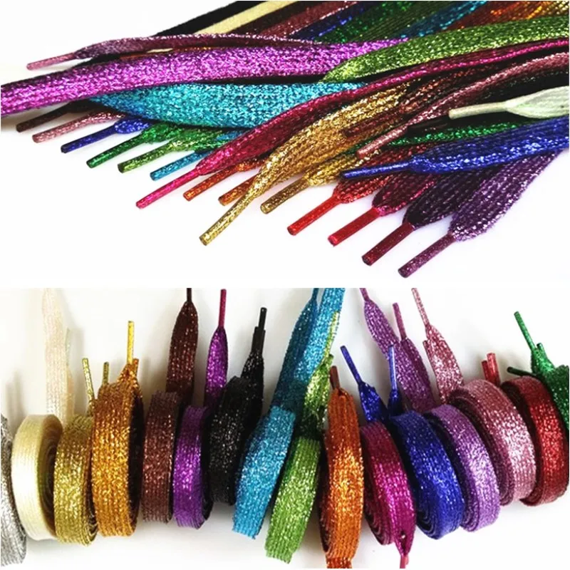 colored flat shoelaces