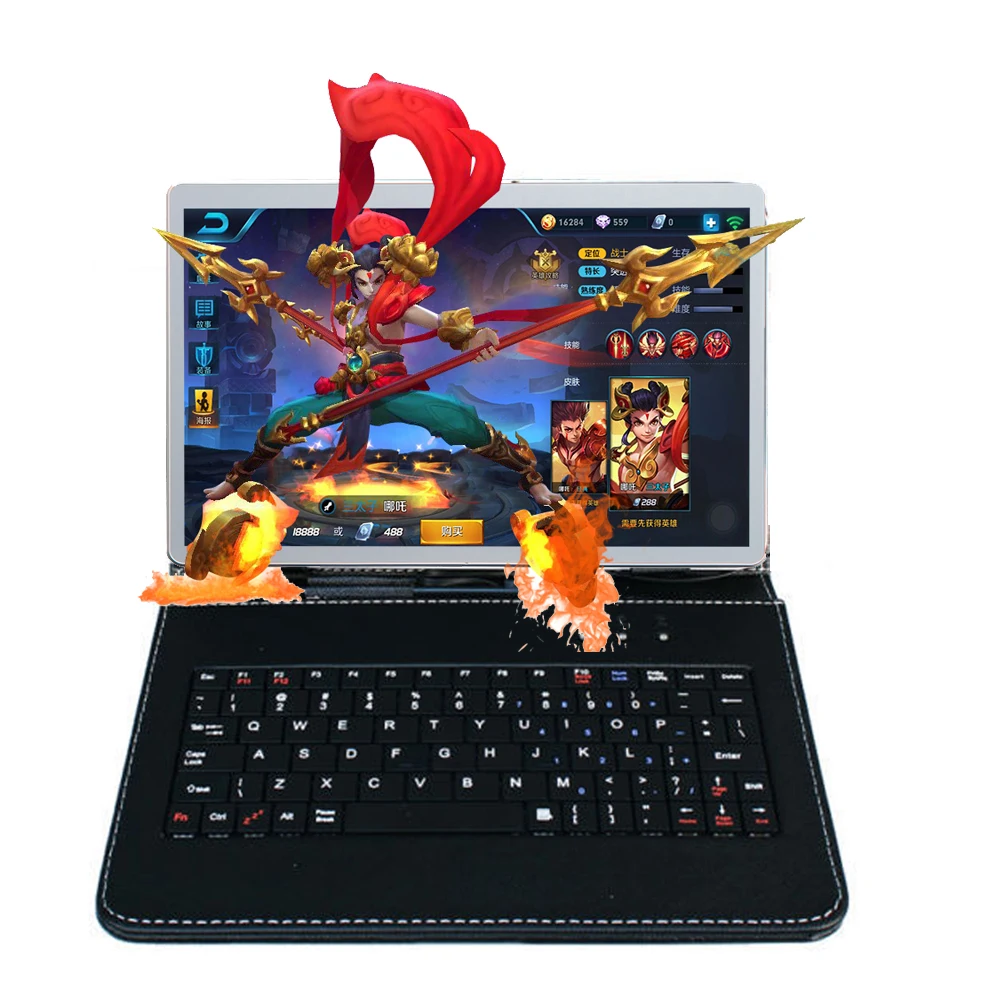 

9.7" Android 5.1 Game Tablet PC Quad Core 16GB /32G Wi-Fi 2G/3G Dual Camera GPS Bluetooth Two sim card with Keyboard Bundle