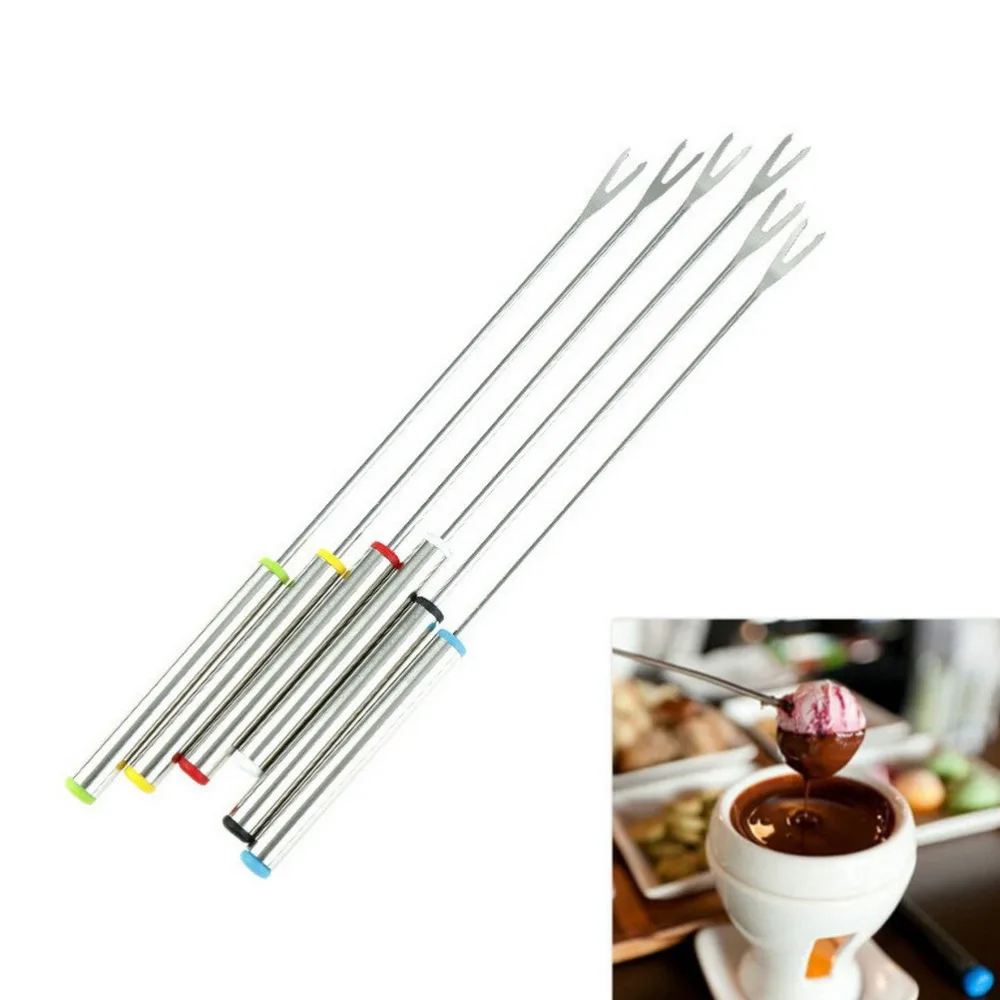 6pcs-set-Stainless-Steel-Chocolate-Fork-Cheese-Fruit-Dessert-Fork-Hot-Pot-Forks-Fondue-Melting-Skewer