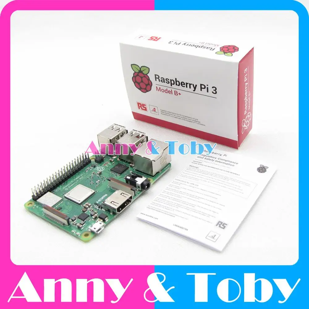 Версия RS: 2018 новый оригинальный Raspberry PI 3 Model B + плюс BCM2837B0 1 ГБ SDRAM (синхронное