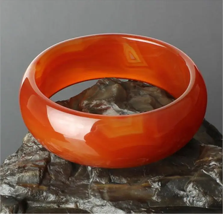 Природный-класс red Ma браслет расширились толстые красные agatebracelet | Дом и сад