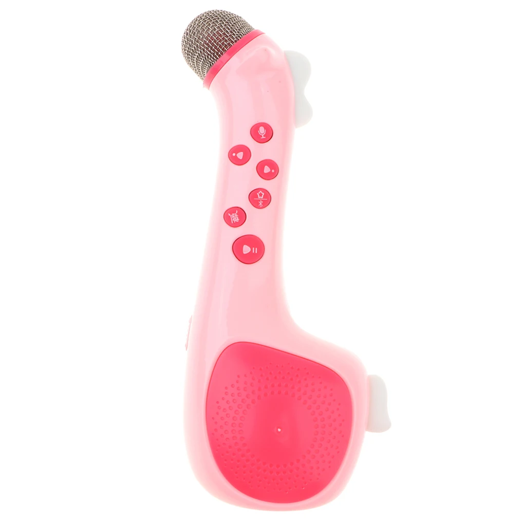 Милый ручной беспроводной Bluetooth караоке микрофон для детей малышей день рождения пение