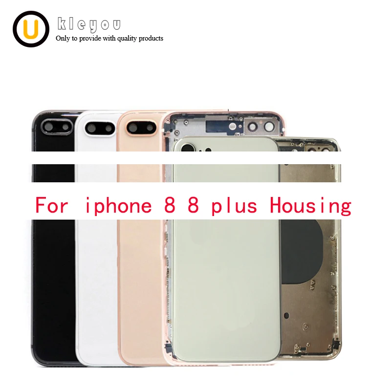 Battery Back Cover For iphone 8G 4.7''/ 8Plus 8P X 5.5'' Middle Frame Chassis Full Housing | Мобильные телефоны и