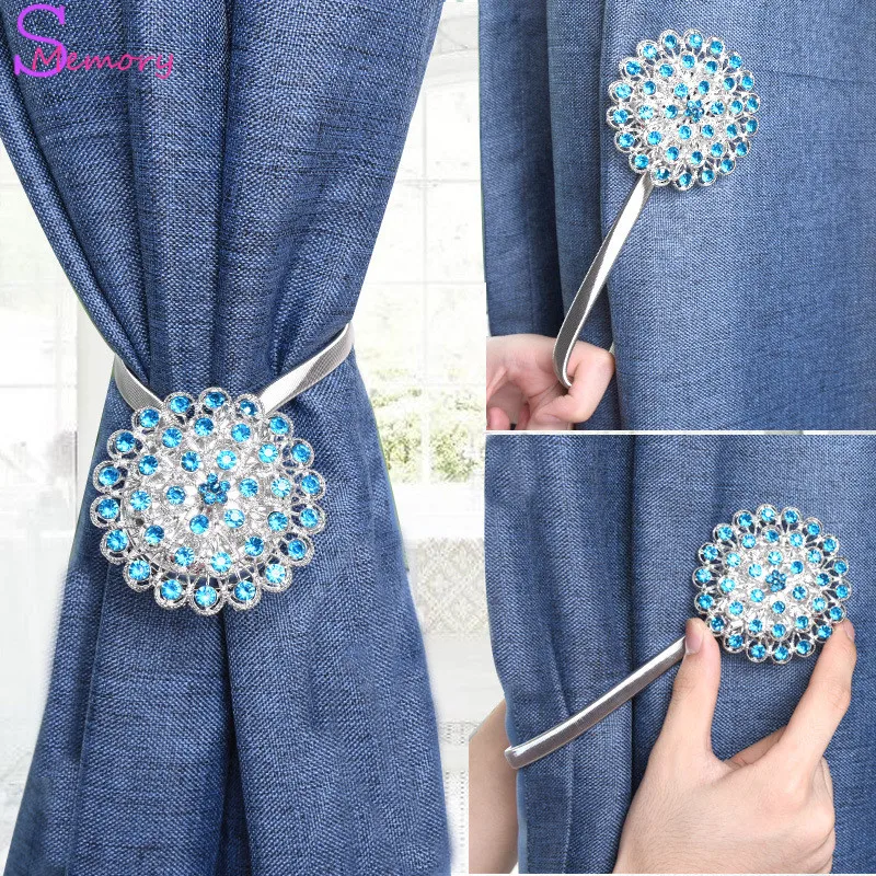 flower Curtains Tieback Holder Curtains Buckle Clips